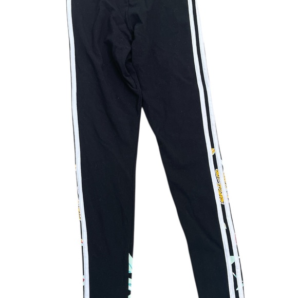 Adidas women’s Originals HER studio London floral black leggings tights small - Picture 3 of 6